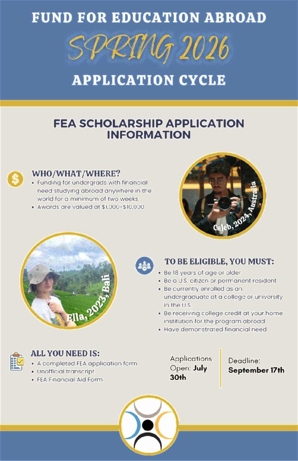 FEA Spring 26 scholarship