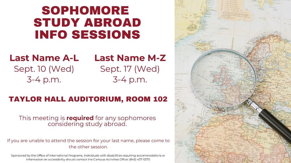 2025 Sophomore Info Sessions