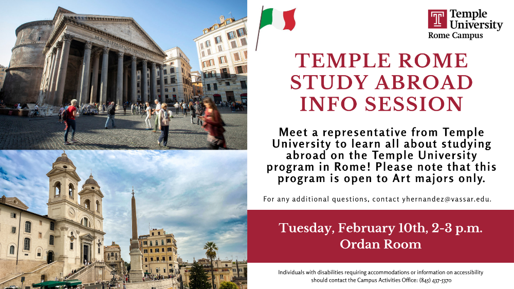 Temple Rome Info Session